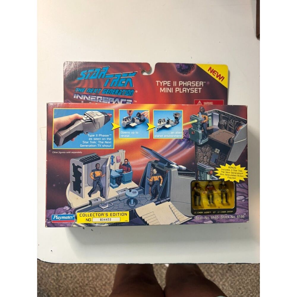 Star Trek The Next Generation Innerspace Type II Phaser Mini Playset